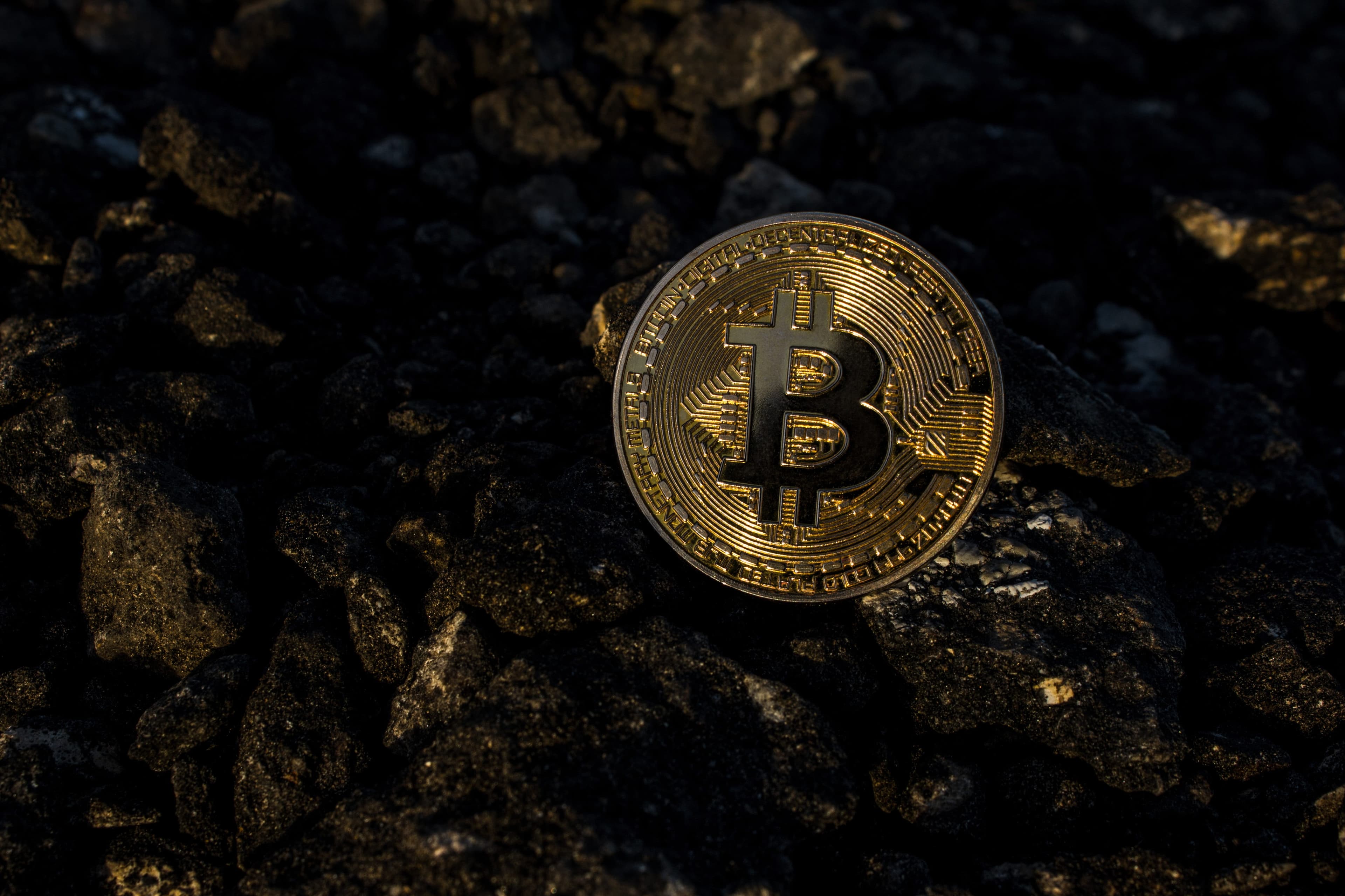 Abstract background representing Bitcoin